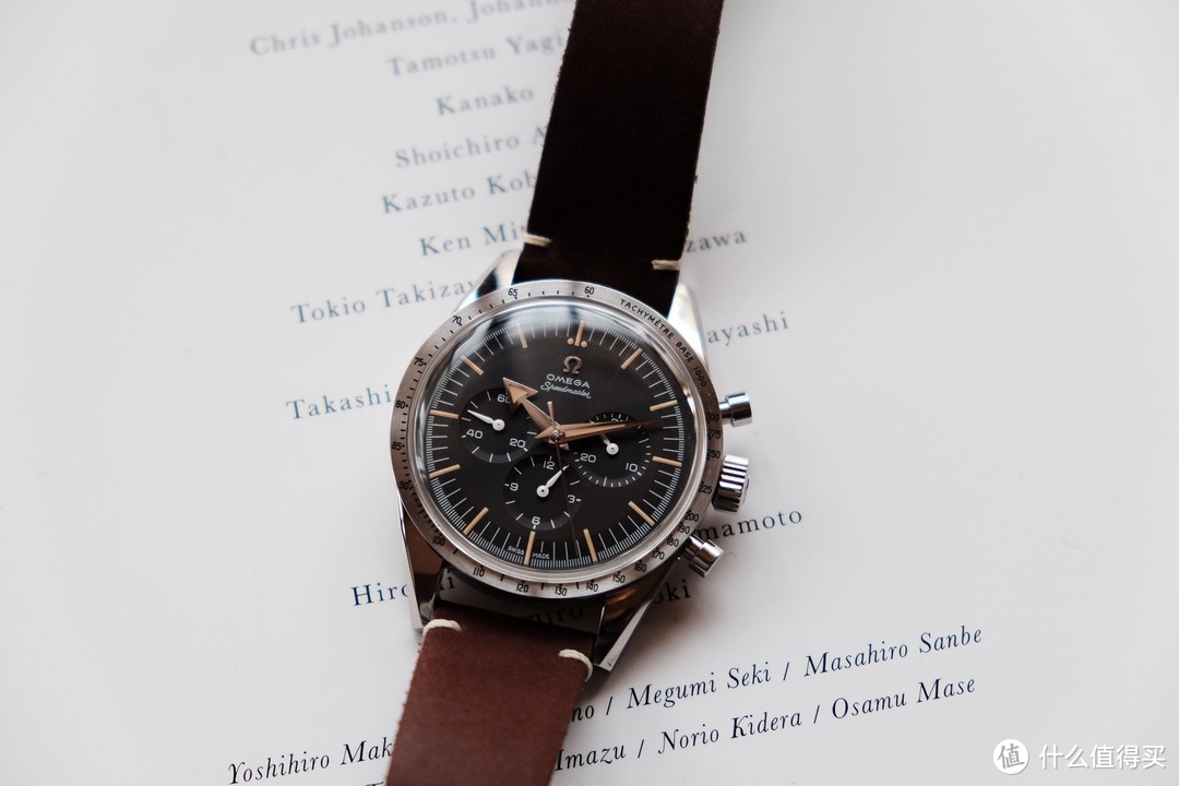 #原创新人#本站首晒#OMEGA 欧米茄 1957复刻60周年纪念限量版Speedmaster超霸 上手