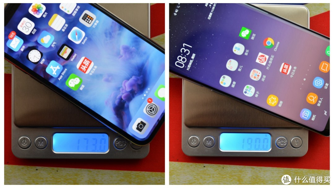 #张大妈漂流计划#地表最强王者之争？SAMSUNG 三星 Note8 VS APPLE苹果 iPhone X 任性对比