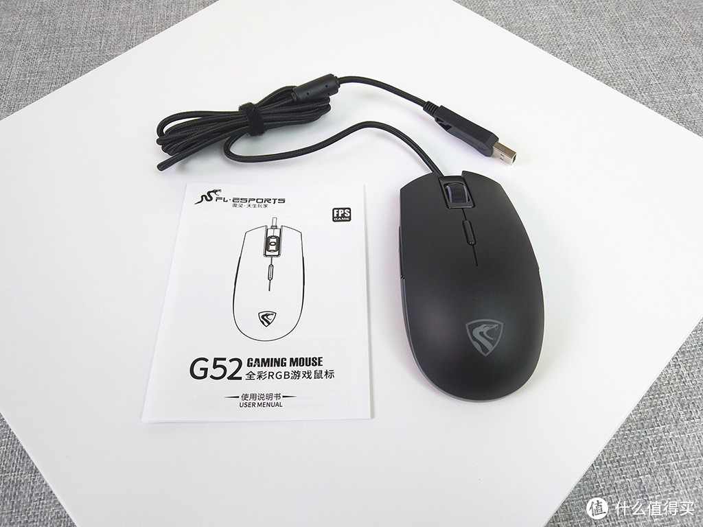 比较意外的国产百元级鼠标，FL·ESPORTS 腹灵 G52PRO 鼠标 开箱晒物