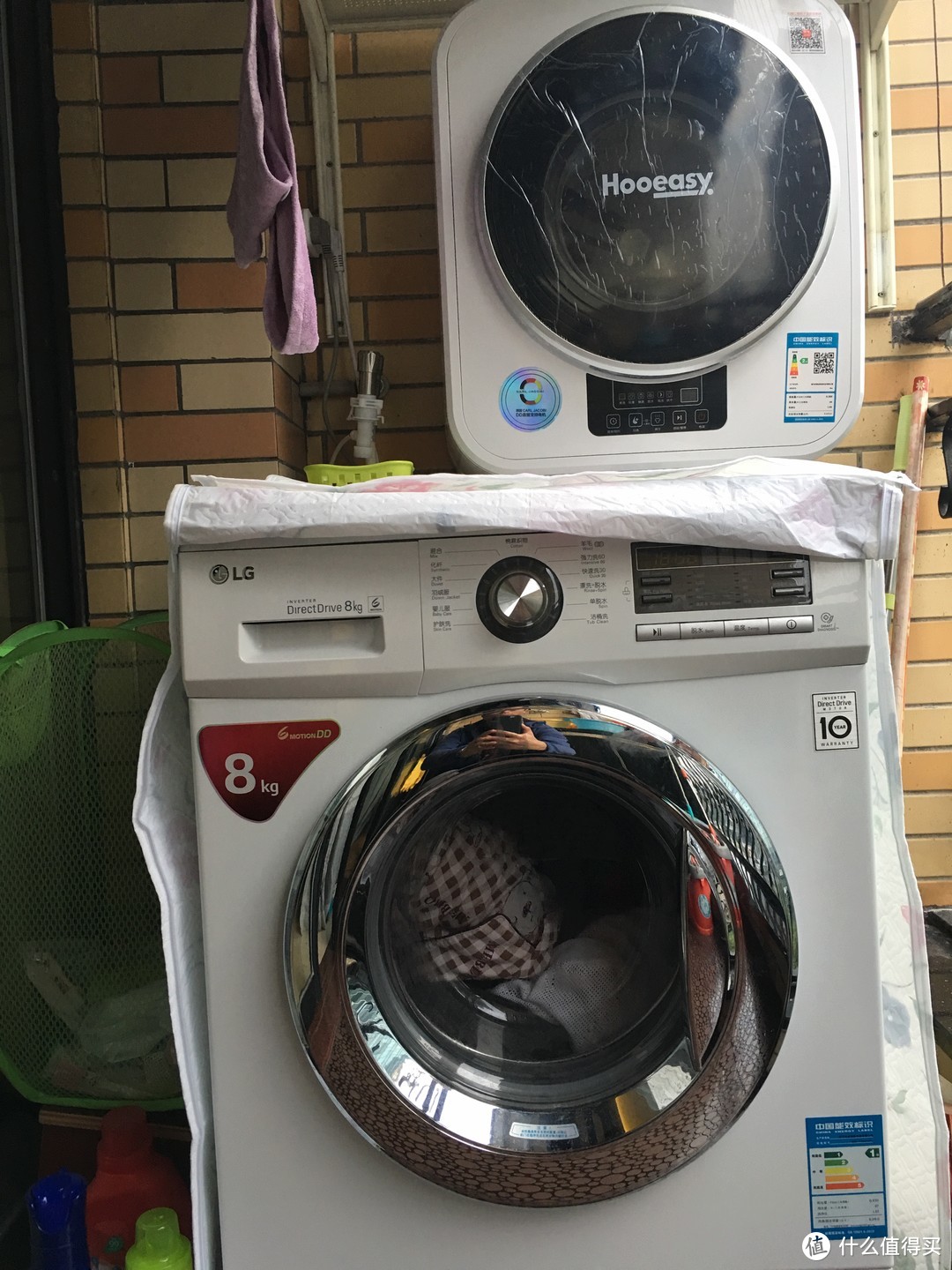 你需要给家里的洗衣机一个助手（Hooeasy好易点i8w壁挂式滚筒洗衣机晒单）