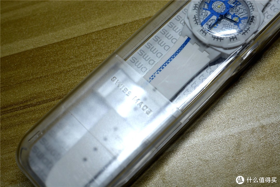 #晒单大赛#时尚街头—Swatch 斯沃琪 Ladies Watch Chrono Plastic 2 Street Map Azure SUIW412 手表