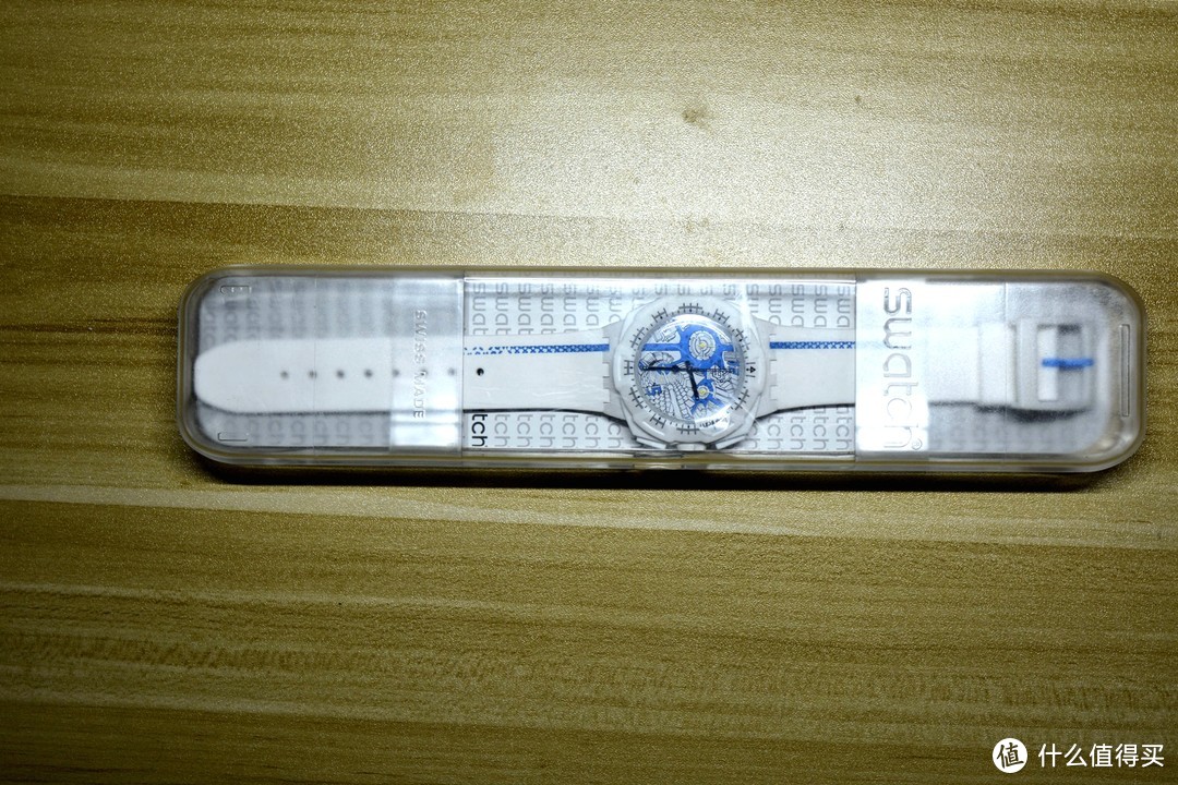 #晒单大赛#时尚街头—Swatch 斯沃琪 Ladies Watch Chrono Plastic 2 Street Map Azure SUIW412 手表