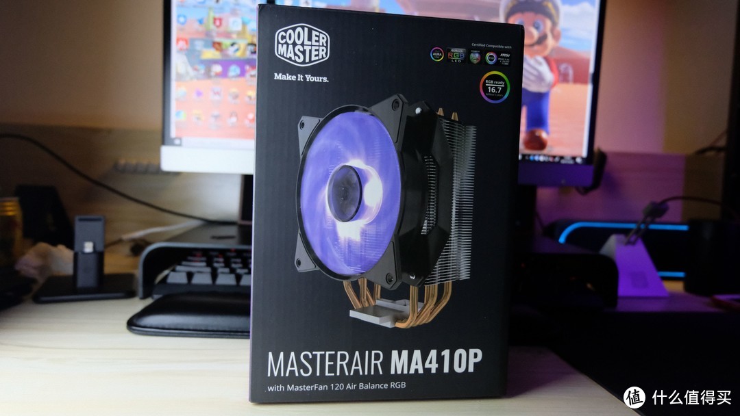 #晒单大赛#最便宜的大牌RGB散热风扇？Cooler Master  酷冷至尊 T410P 散热器 装机实测