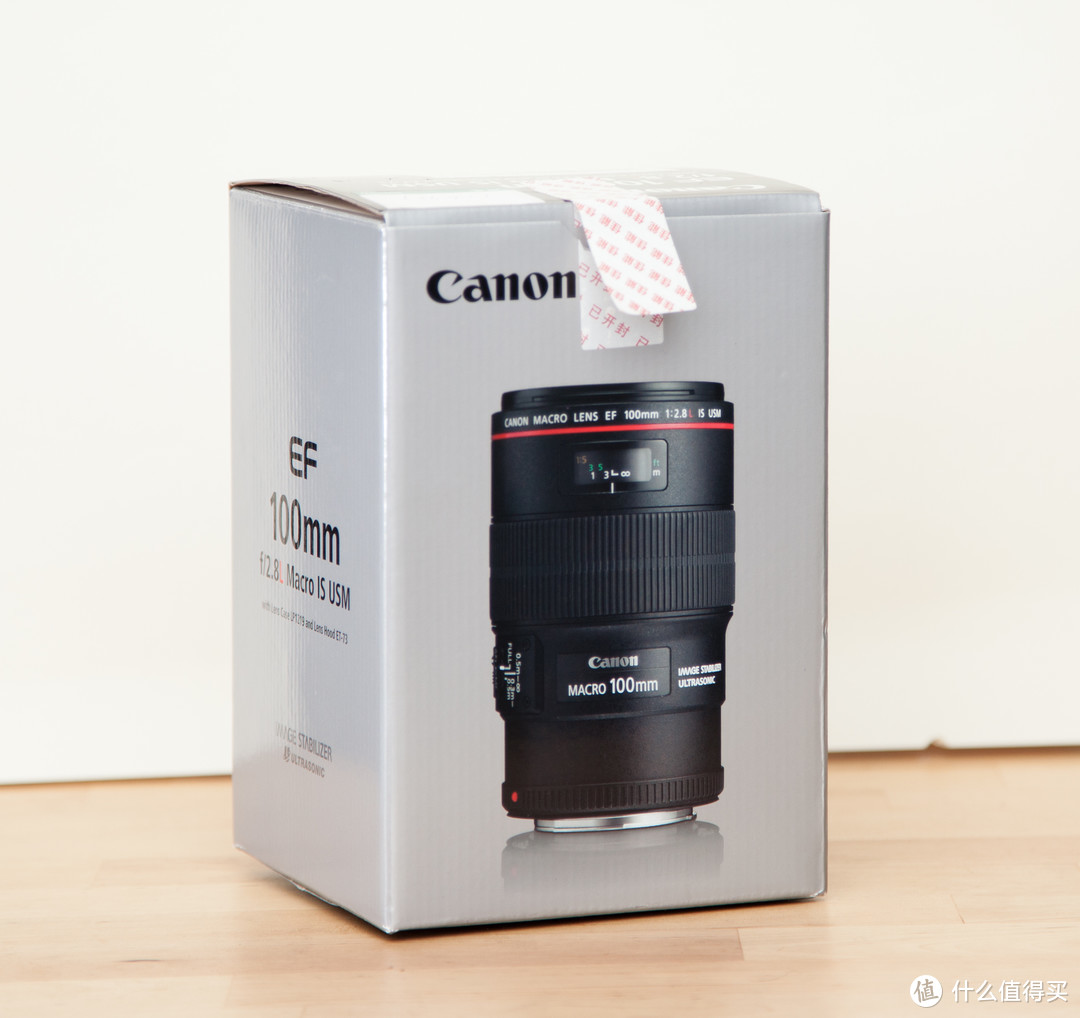 Canon 佳能 EF 100mm f/2.8L IS USM 微距镜头 开箱