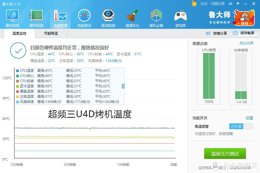 #本站首晒#【风起玉光转，吾力可降龙】超频三U4D下压式散热装机评测