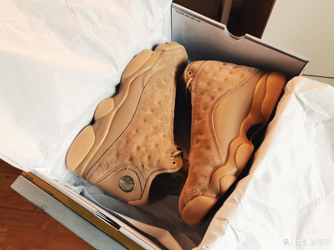 最高期待但却整段垮掉的AJ — Nike 耐克 AirJordan 13 Retro "Wheat" 篮球鞋 开箱及翻车全程（附后续）