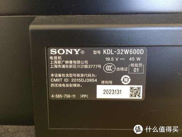 #晒单大赛#SONY 索尼 KDL-32W600D 液晶电视 晒单