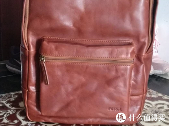 Fossil Men's Estate Leather Backpack 男士双肩包 晒单