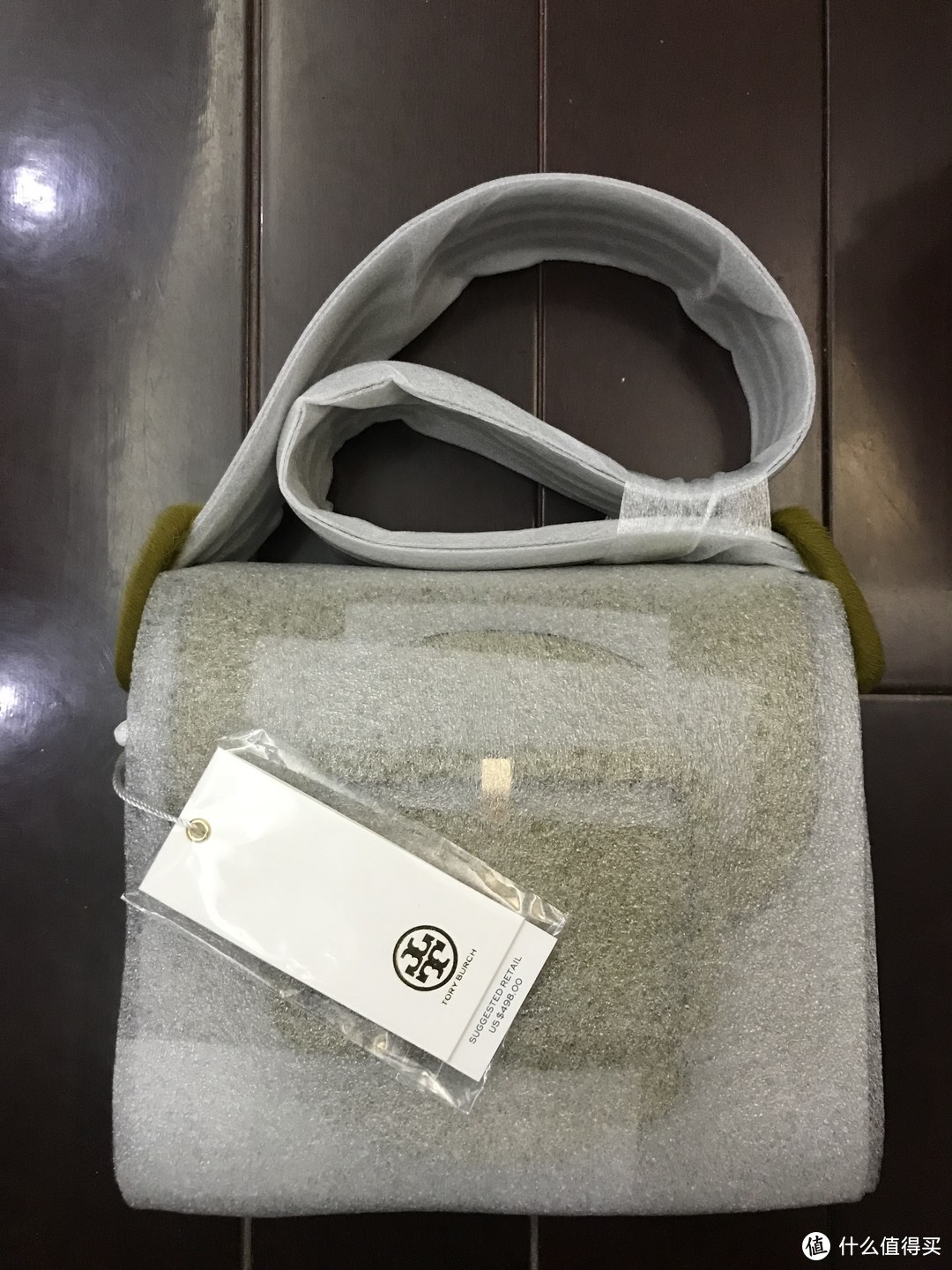 TORYBURCH 汤丽柏琦 SAWYER CALF HAIR MINI 单肩包 开箱