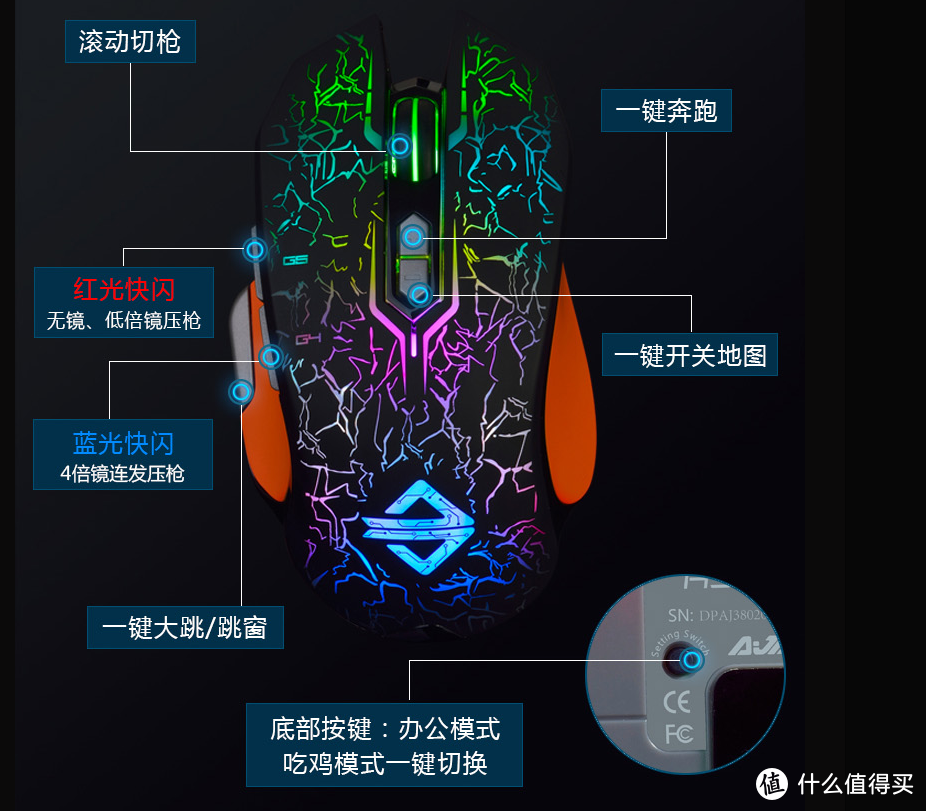 黑爵绝地求生专用版鼠标众测报告