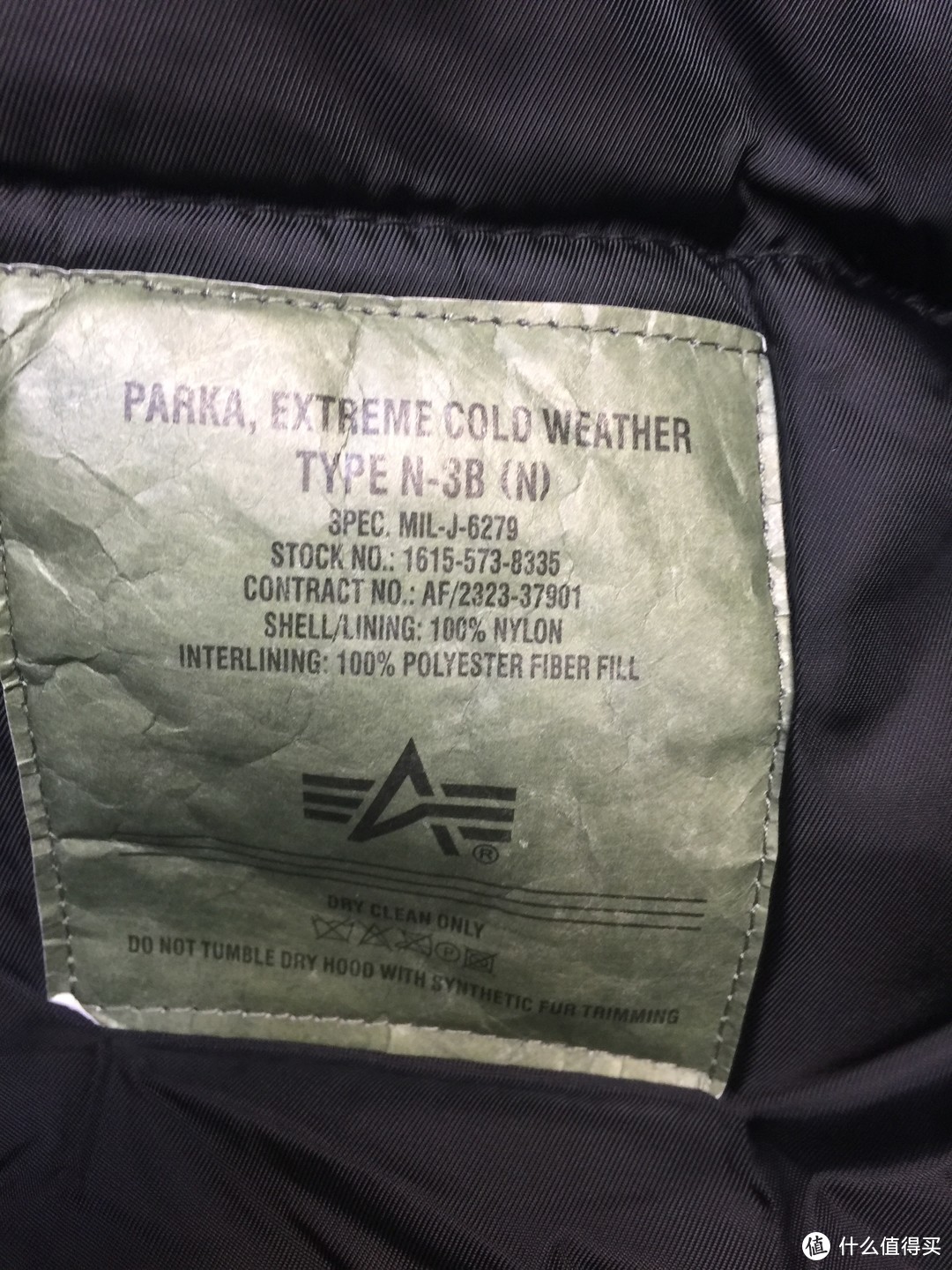 #晒单大赛#俺的第一件Alpha Industries—N-3B Parka 男士大衣 及转运四方电商清关体验