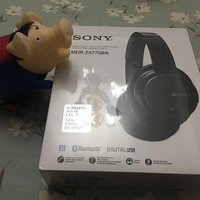 索尼 MDR-ZX770BN 蓝牙无线主动降噪耳机开箱展示(耳罩|电源键|充电口|头梁|麦克风)