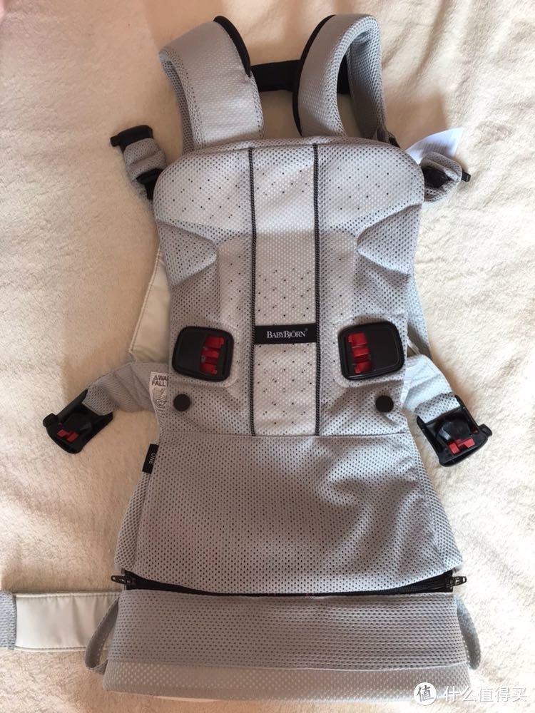 #晒单大赛#BABYBJORN  Baby Carrier One - Silver，Mesh 婴儿背带 开箱