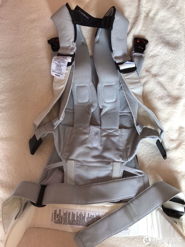 #晒单大赛#BABYBJORN  Baby Carrier One - Silver，Mesh 婴儿背带 开箱