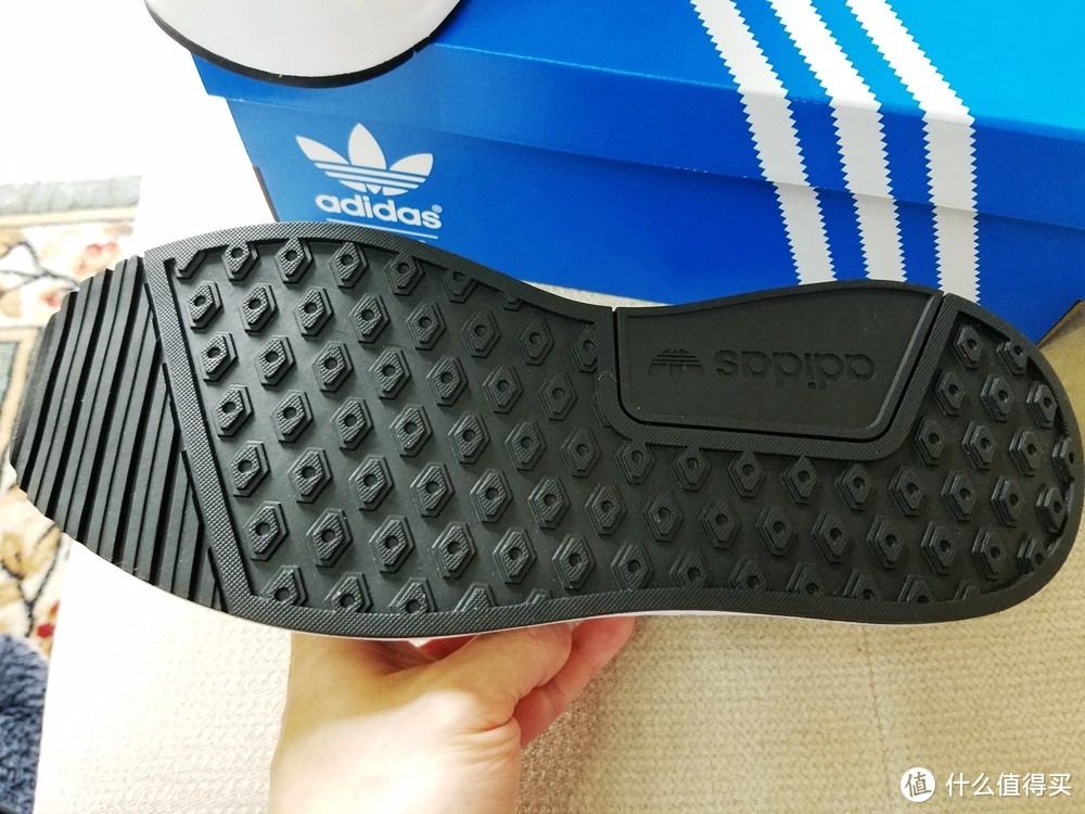 原来你是简版的三叶草NMD：Adidas 阿迪达斯 17年新款 白色 X_PLR 运动鞋 开箱