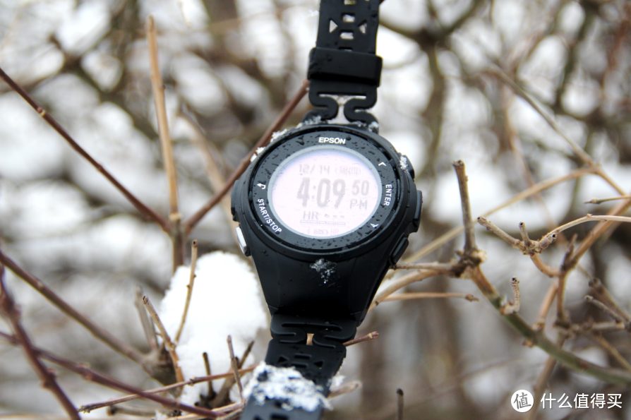 爱普生GPS运动手表--瑞雪中的第一次