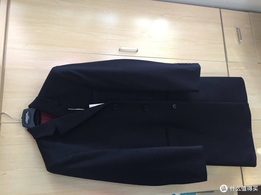 Charles Tyrwhitt Classic fit navy wool and cashmere overcoat 羊毛羊绒大衣 晒单 & 海淘大衣尺码建议