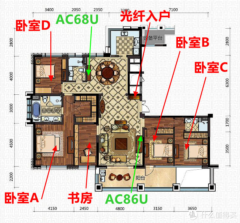 大户型房屋常见无线组网方案介绍和实战分享