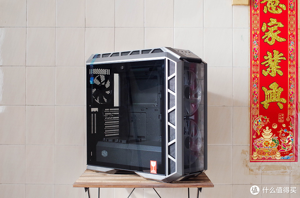 霸气侧透，酷炫RGB大风扇：CoolerMaster 酷冷至尊 H500P 机箱 开箱