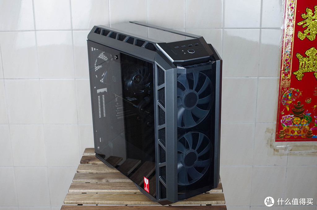 霸气侧透，酷炫RGB大风扇：CoolerMaster 酷冷至尊 H500P 机箱 开箱