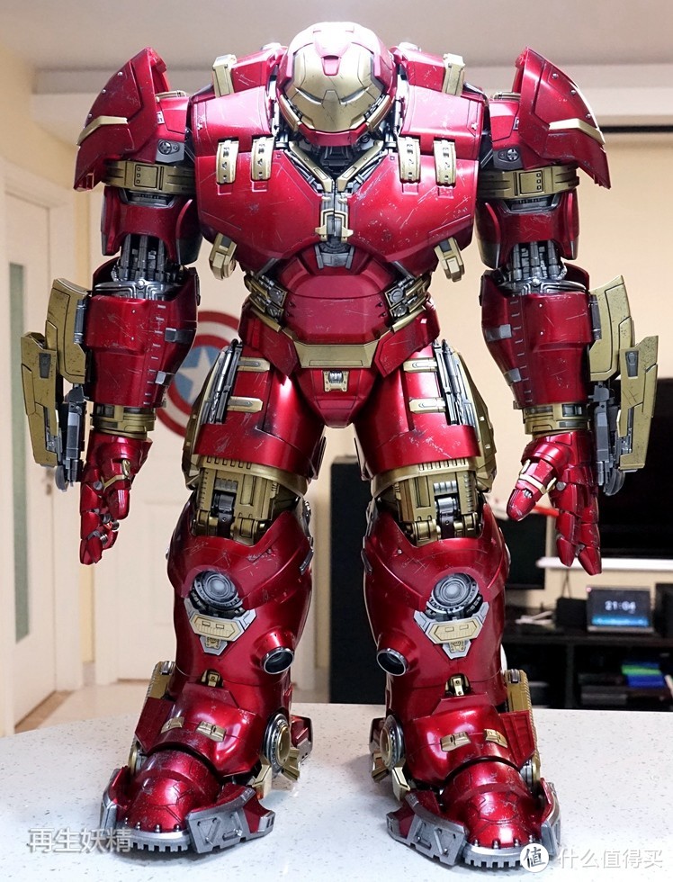 Hot Toys 钢铁侠 反浩克 （Hulkbuster）装甲 开箱、初体验