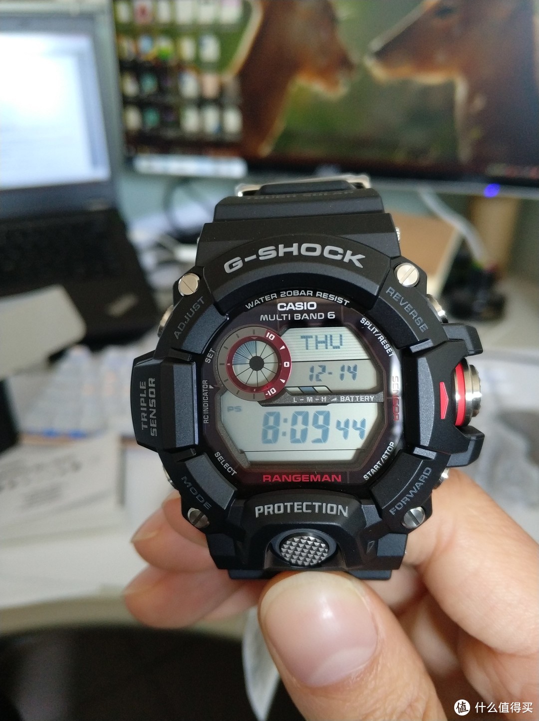 #晒单大赛#CASIO 卡西欧 G-SHOCK GW-9400  手表 开箱，快感搜索者