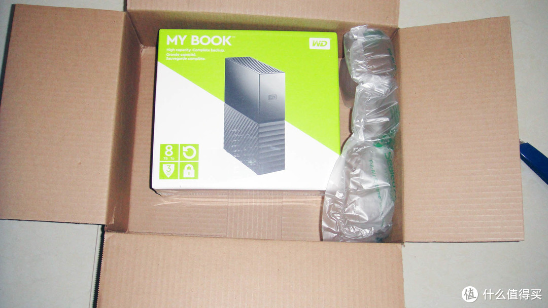 黑五美亚海淘 WD 西部数据 8TB My Book Desktop External Hard Drive 开箱评测