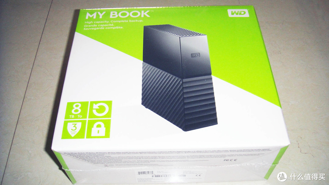 黑五美亚海淘 WD 西部数据 8TB My Book Desktop External Hard Drive 开箱评测