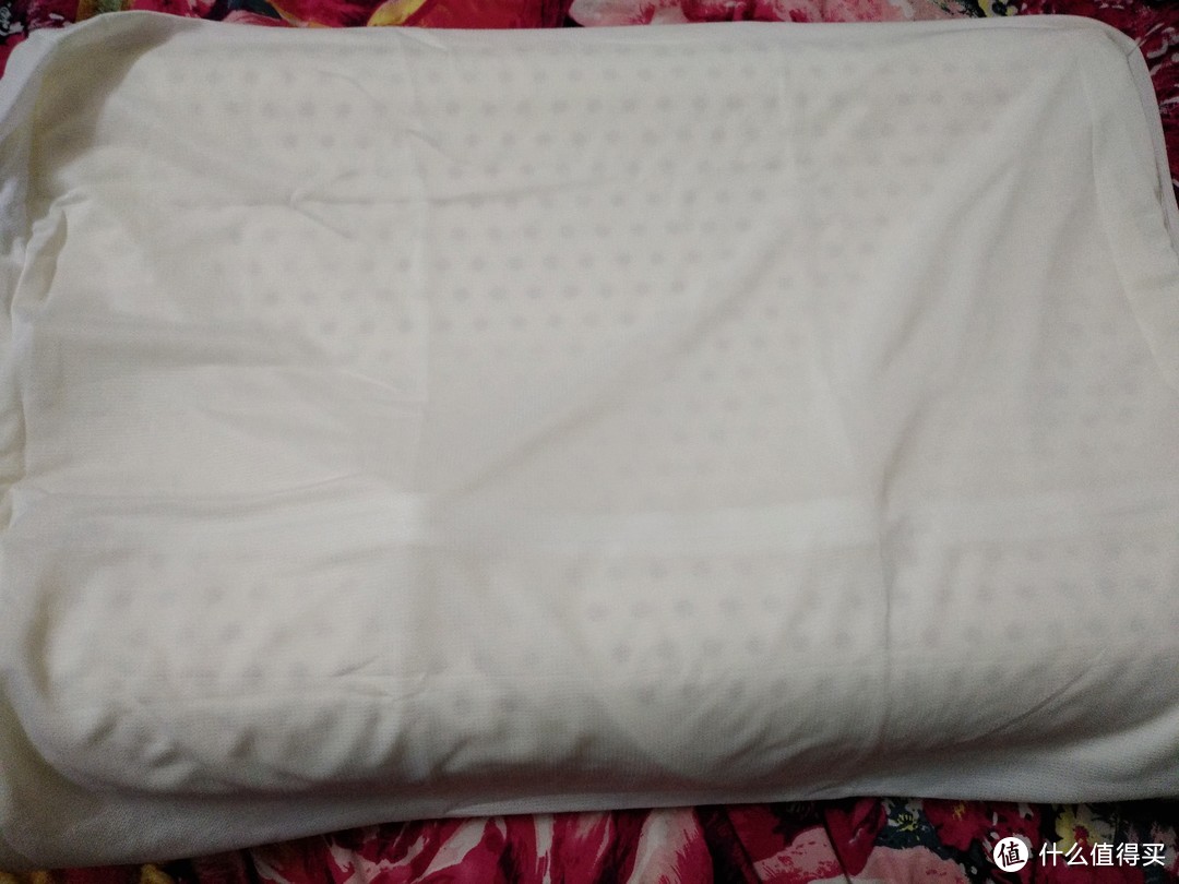 白色的内枕套，很像轻纱材质，相当轻薄，不过全棉手感，很舒服