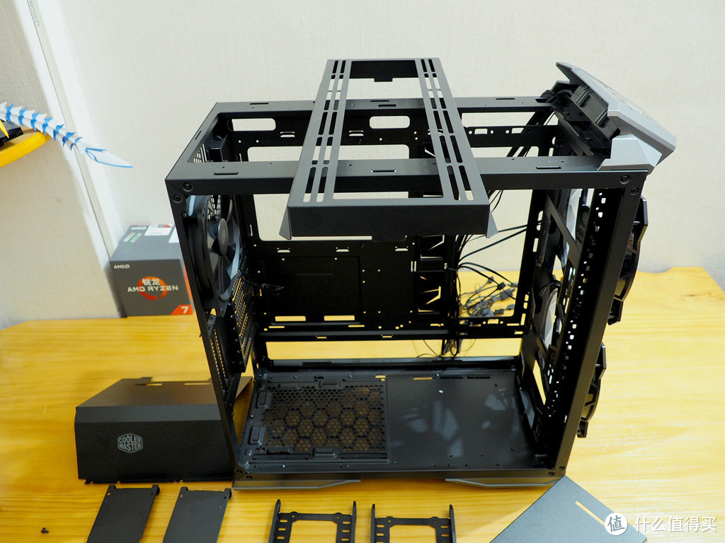 拆、拆、拆到只剩下框架的模块化机箱—CoolerMaster 酷冷至尊 MasterCase H500P中塔主机机箱晒物拆装记