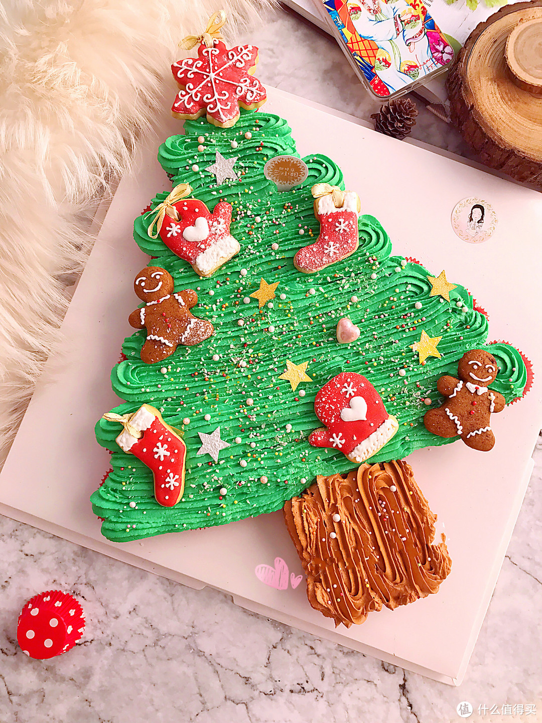 我要吃掉这棵圣诞树！超级简单的圣诞树蛋糕制作攻略