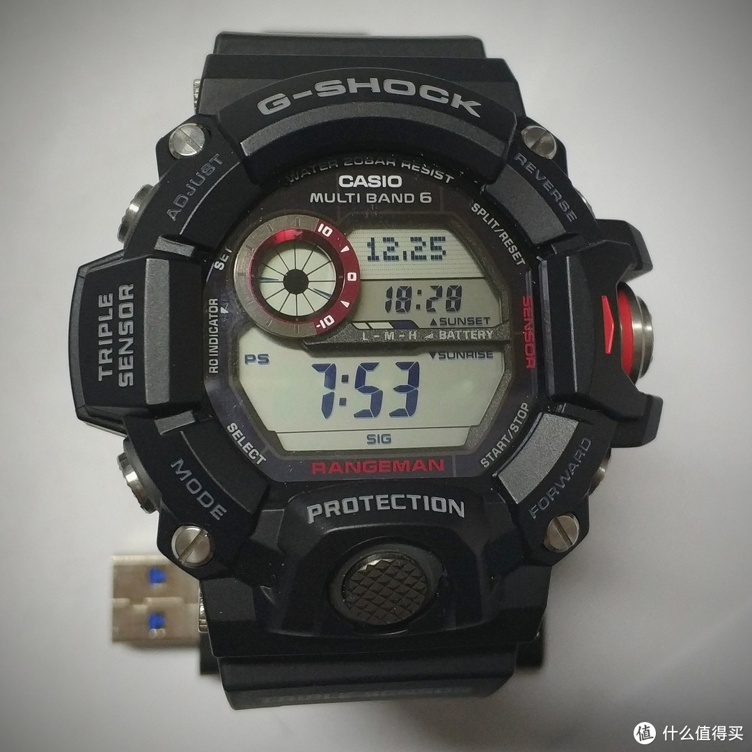 #晒单大赛#CASIO 卡西欧 G-SHOCK GW-9400  手表 开箱，快感搜索者