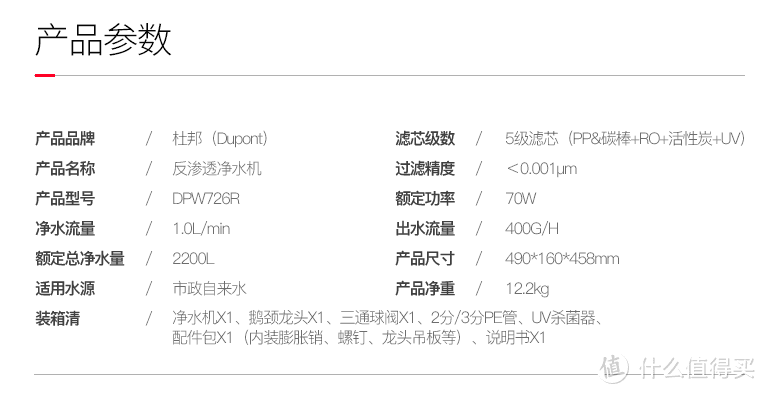 你需要一台RO净水器！—杜邦S6反渗透净水器评测