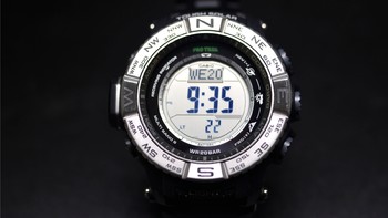卡西欧PRW-3500手表开箱细节(厚度|表盘|按键|表带|后盖)