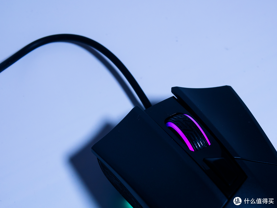 #晒单大赛#RGB光污染、可以自己换微动的游戏鼠标：ASUS 华硕 ROG P502鼠标 晒单&拆解