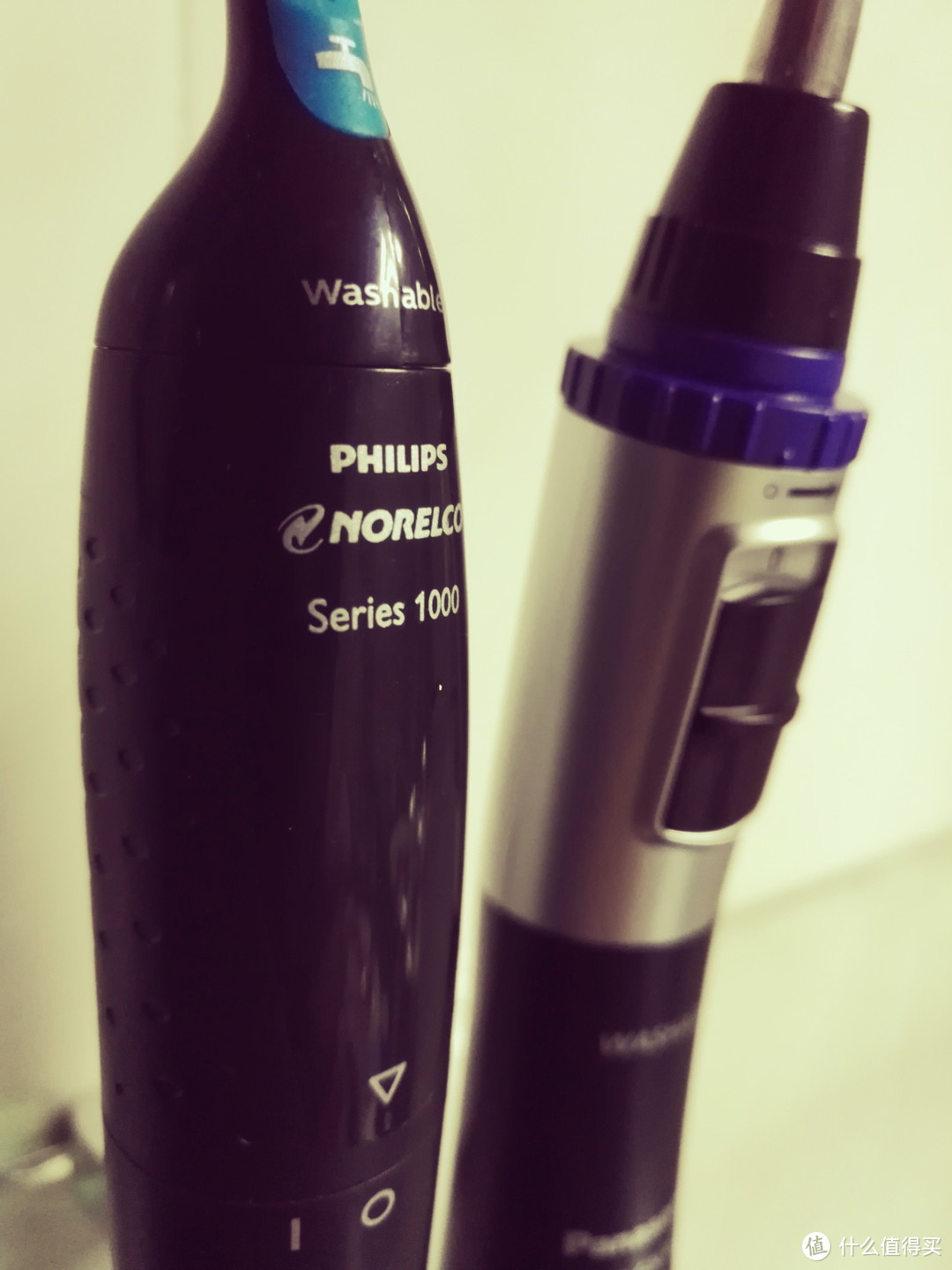 #本站首晒#中亚Prime会员:PHILIPS 飞利浦 Norelco 鼻毛修剪器NT1500/49 晒单（附松下 ER-GN30-K对比介绍）