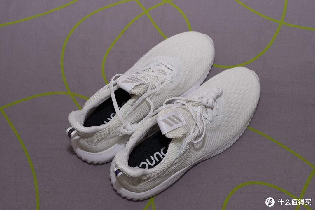 #原创新人#adidas 阿迪达斯  alphabounce em m男子跑鞋入手 开箱