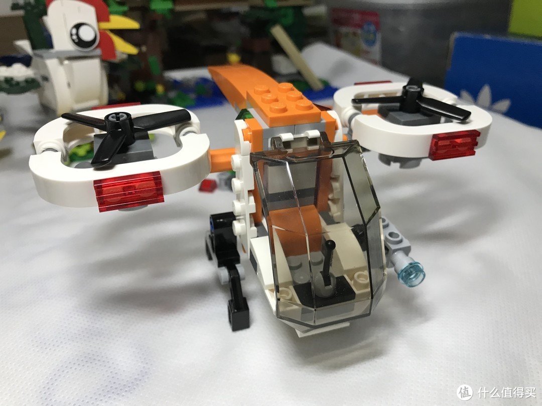 LEGO 乐高 31071 三合一 创意百变系列 双旋翼无人机 开箱