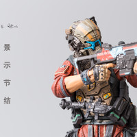 McFarlane Toys 《泰坦降临》 铁驭驾驶员 Jack Cooper 模型产品外观(人偶|地台|武器)