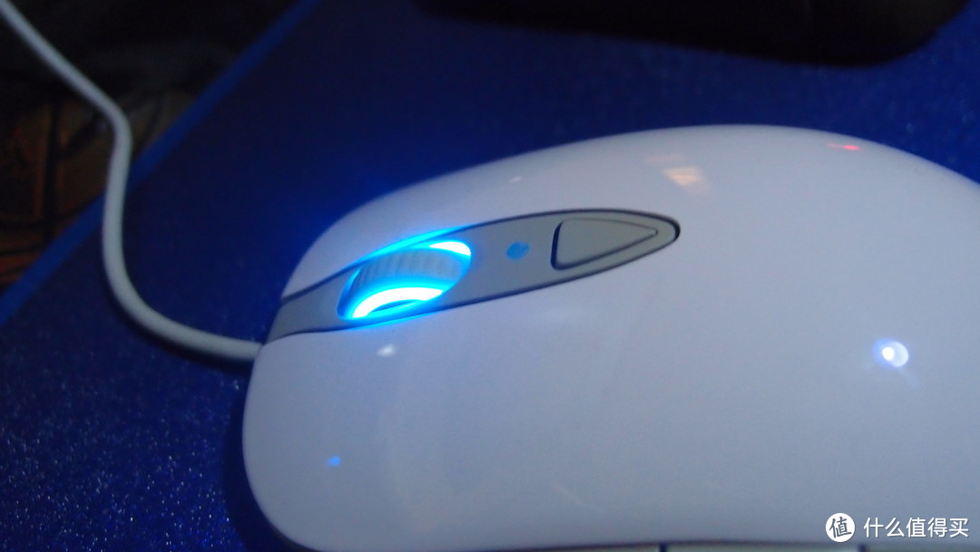 Steelseries 赛睿 Sensei Raw Optical 霜冻之蓝 鼠标 开箱