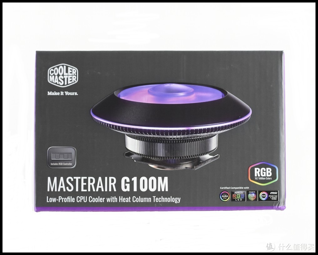 UFO玩转RGB：COOLERMASTER 酷冷至尊 Master Air G100M 飞碟造型散热器之我见