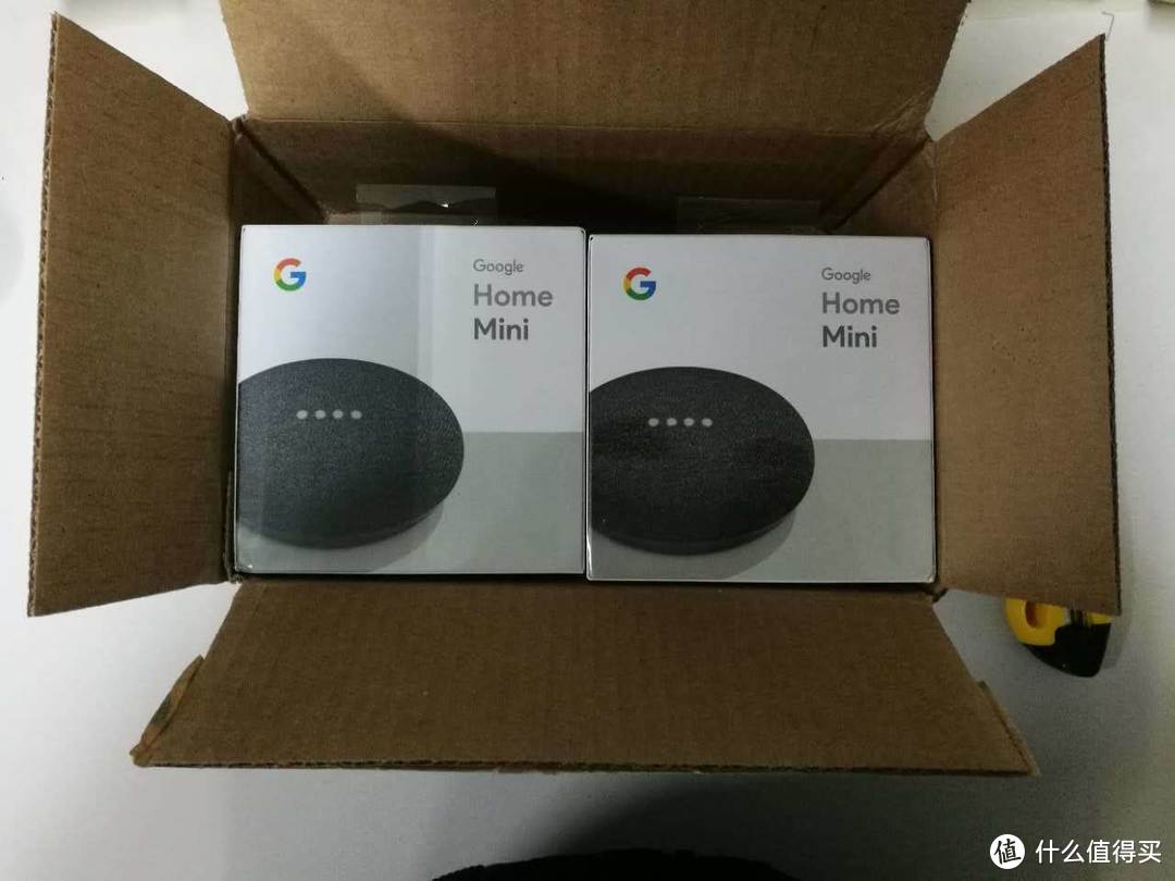 谷歌家的智能音箱—第二好的新年礼物-Google Home Mini开箱