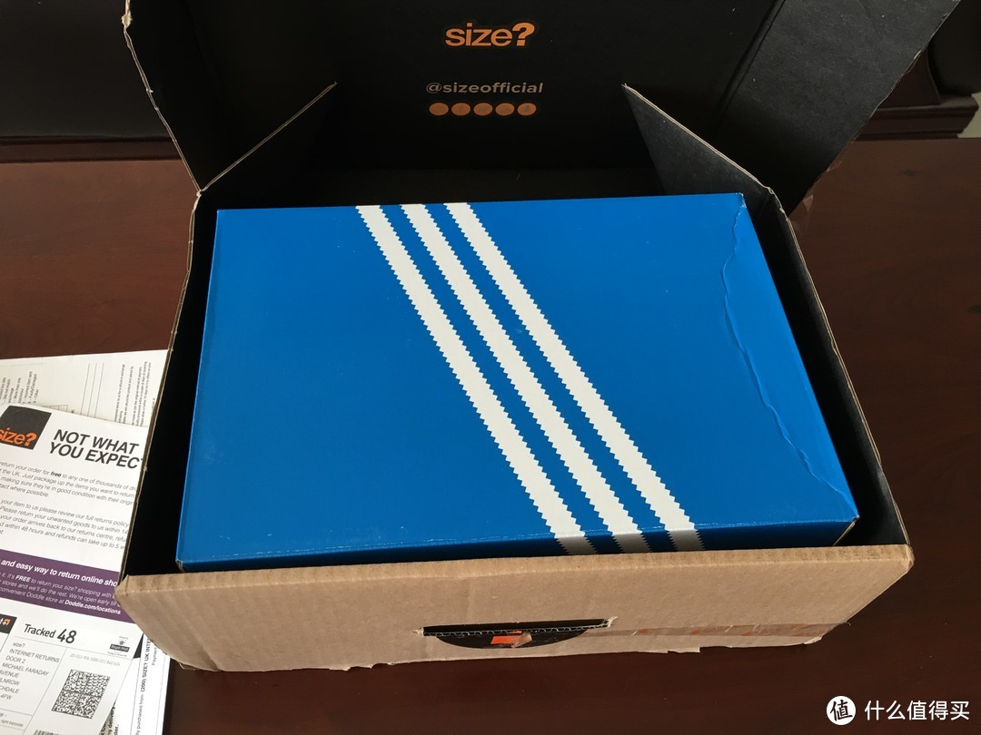 #原创新人# 张大妈首页推荐SIZE网站英国直邮adidas 阿迪达斯  EQT boost 93/17 运动鞋的海涛经历