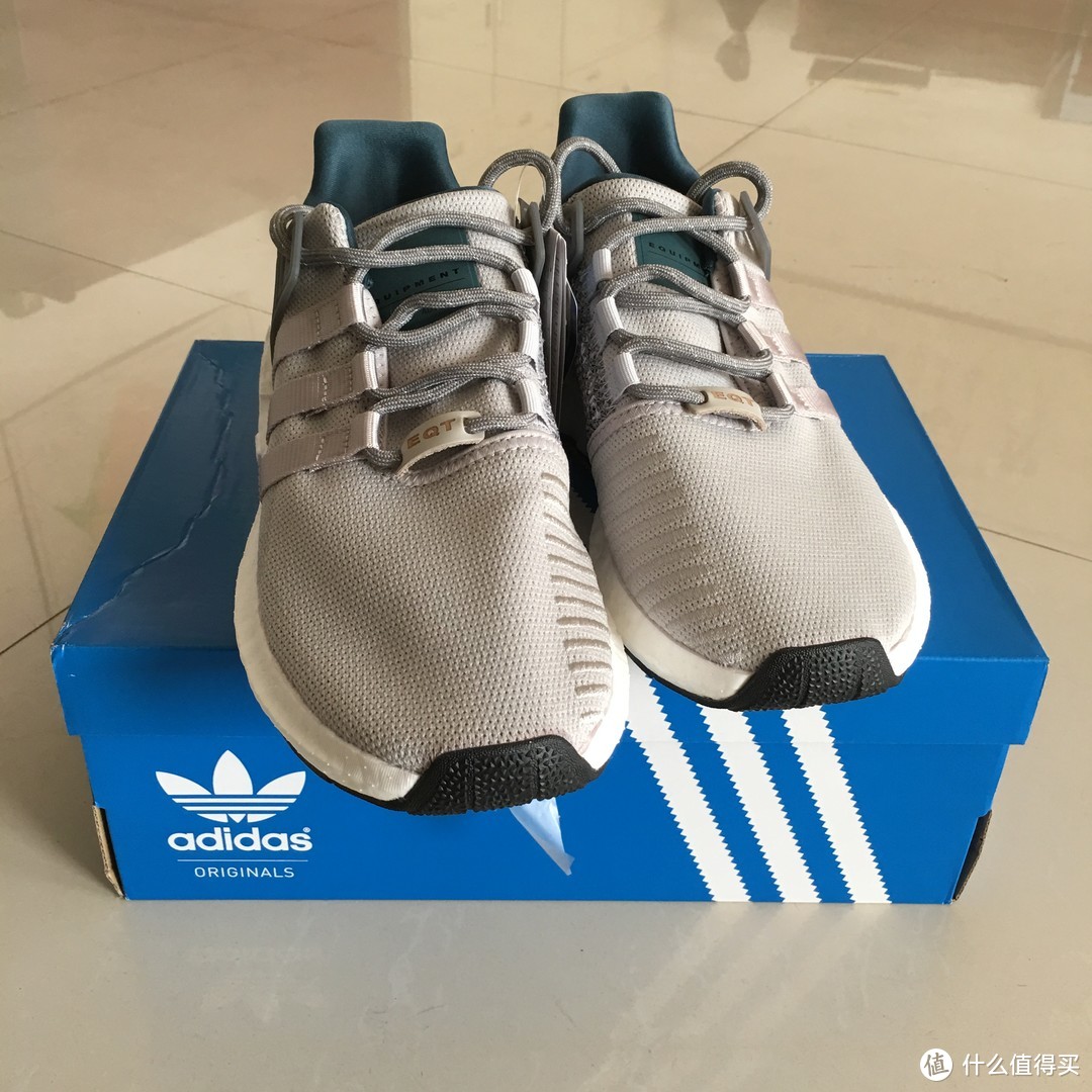 #原创新人# 张大妈首页推荐SIZE网站英国直邮adidas 阿迪达斯  EQT boost 93/17 运动鞋的海涛经历