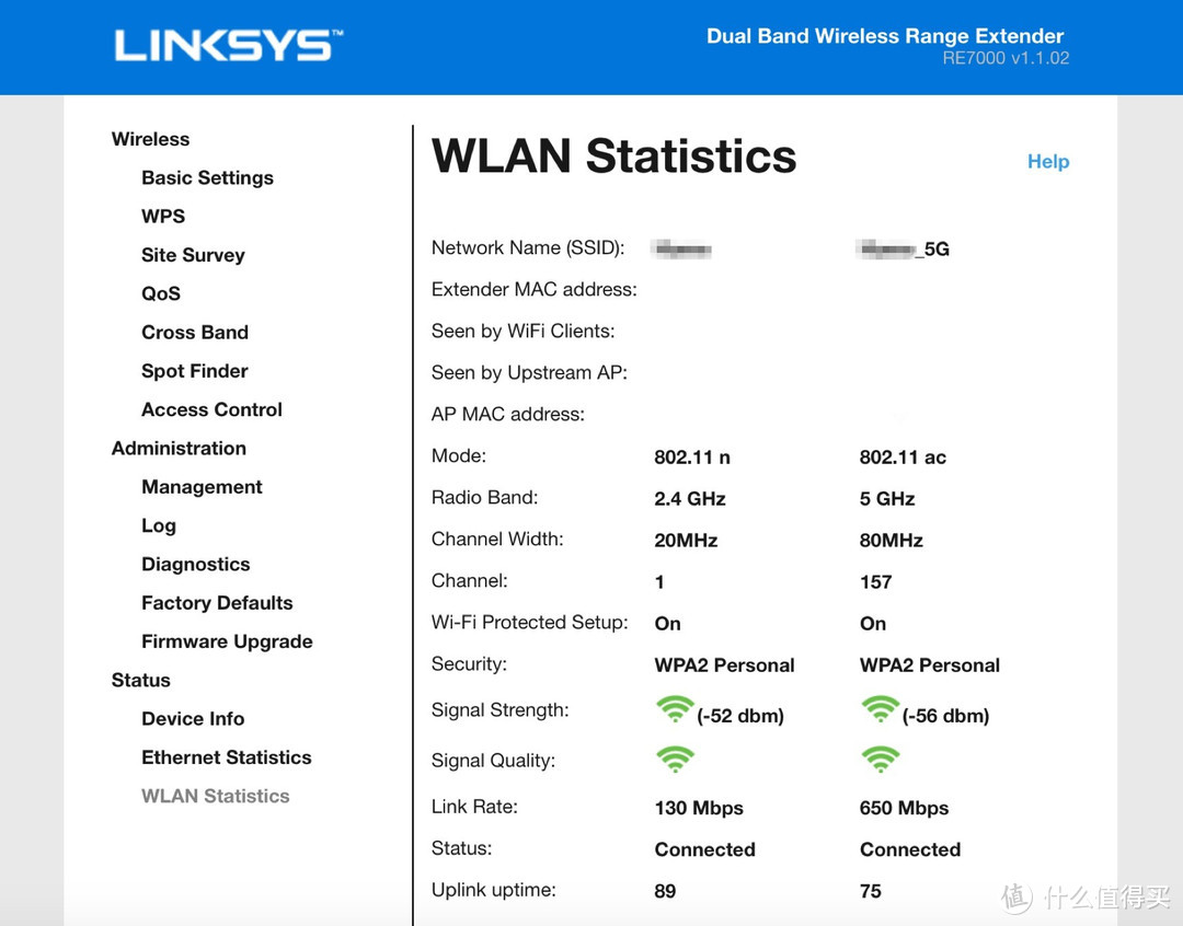 #本站首晒#无缝漫游体验：Linksys 领势 RE7000 AC1900双频无线信号扩展器