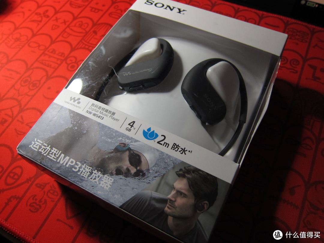 买副耳机游泳用—SONY 索尼 NW-WB413 可穿戴式音乐播放器 使用感受