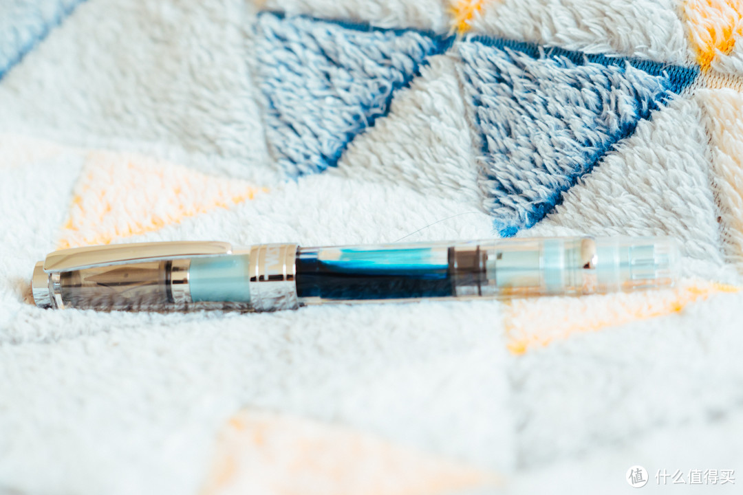 好看又好写—TWSBI 三文堂 钻石 580AL 松石绿版 F尖 钢笔 简晒