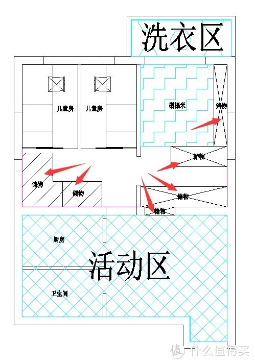 我的装修回忆录—小两房改造的探索之旅 方案篇：小户型的功能保卫战