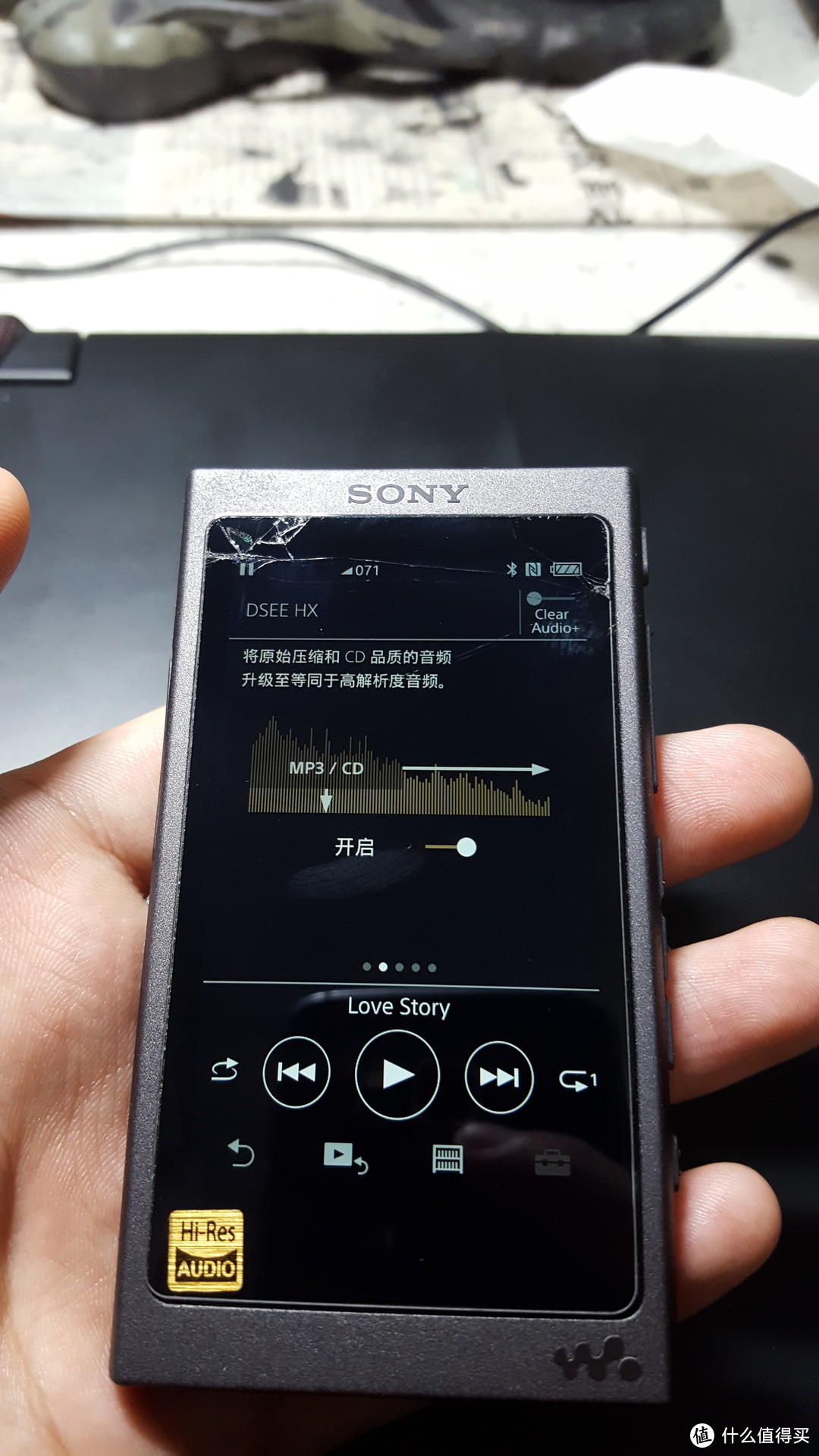 #原创新人#SONY 索尼 NW-A45 播放器 以及 MUC-M2BT1蓝牙耳机升级线的使用体会