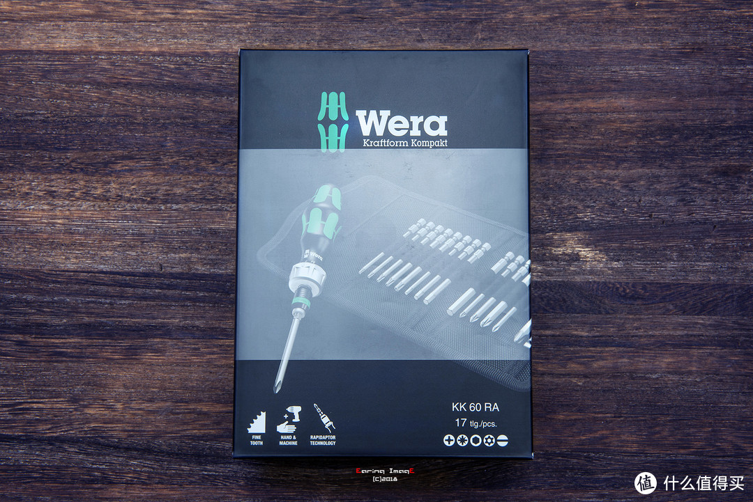 德国维拉 WERA Kraftform Kompakt 60RA 棘轮螺丝刀 17件套装 开箱